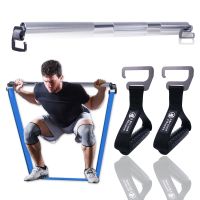 96CM Resistance Band Exercise Bar for Loop Band Squat Deadlift Chest Press Large Hook with Handles Fitness Equipment Exercise Bands