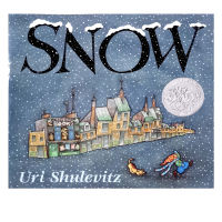 Snow in English original picture book snow caddick Silver Award Liao Caixing book list childrens Enlightenment picture story book Christmas New Years Enlightenment picture book for children aged 3-6 parent-child tutoring picture book