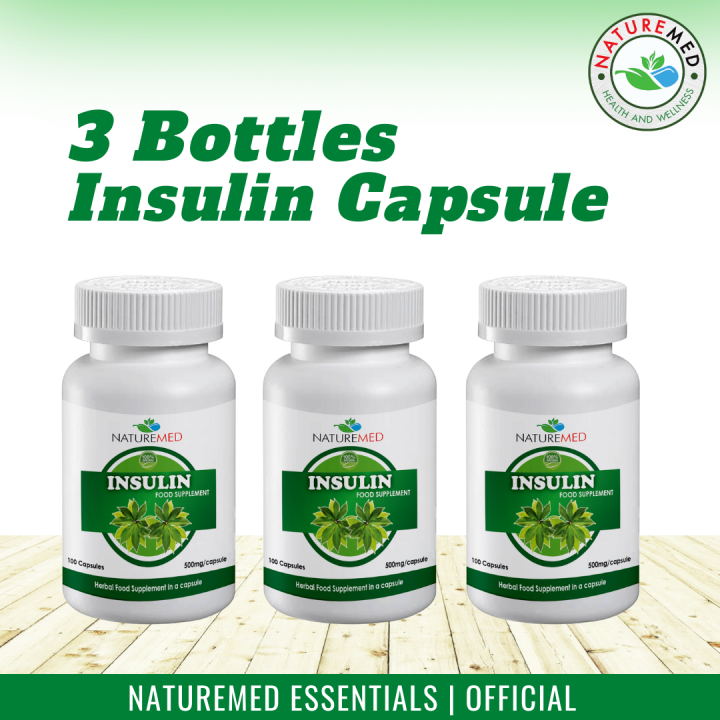 3 Bottles Insulin Capsule (NatureMed Insulin Capsule) Lower Blood