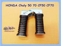 HONDA CHALY 50 70 CF50 CF70 REAR PASSENGER FOOT REST SET  #พักเท้าหลัง ยางพักเท้าหลัง