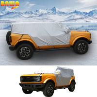 BAWA รถสำหรับ Ford Bronco 2021 2022 4ประตู Windproof Snowproof กันฝนกันฝุ่น Sunshade Cover อุปกรณ์เสริมภายนอก