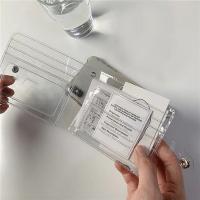 【CW】۩  Transparent Small Credit Card Purse Business ID Photo Holder for Fashion Wallet