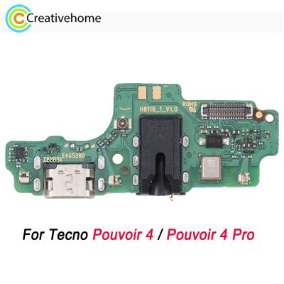 แผงชาร์จพอร์ตสำหรับอะไหล่ซ่อมโทรศัพท์ Tecno Pouvoir 4 /Pouvoir 4 Pro