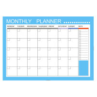 [Big Houses] Magnetic monthly Planner ปฏิทินตารางแห้งลบไวท์บอร์ดกระดานดำตู้เย็นสติกเกอร์ข้อความบอร์ดเมนู