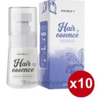 { SET 10 ขวด } Hair Essence Double T แฮร์เอสเซ้นส์บำรุงผม DOUBLE T HAIR ESSENCE แฮร์เอสเซ้นส์ เซรั่มบำรุงผมเร่งผมยาว