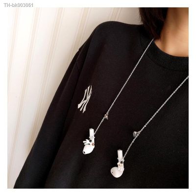 ♗﹊✢ Anti-drop Headset Anti-lost Chain Magnet Attraction Necklace Astronaut Necklace Bluetooth Headset Chain Jewelry Gift for Women