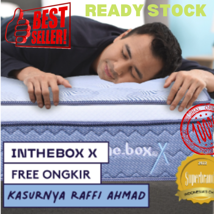 Kasur Spring Bed Inthebox X Ukuran 180x200(King) Garansi Asli Resmi