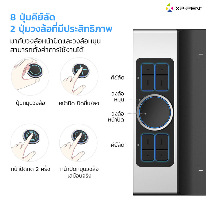 xppen-เมาส์ปากกา-รุ่น-deco-pro-wireless-รุ่นไร้สาย-สำหรับนักวาด-กราฟิกดีไซน์-มืออาชีพ-รับประกันสินค้า-2-ปี