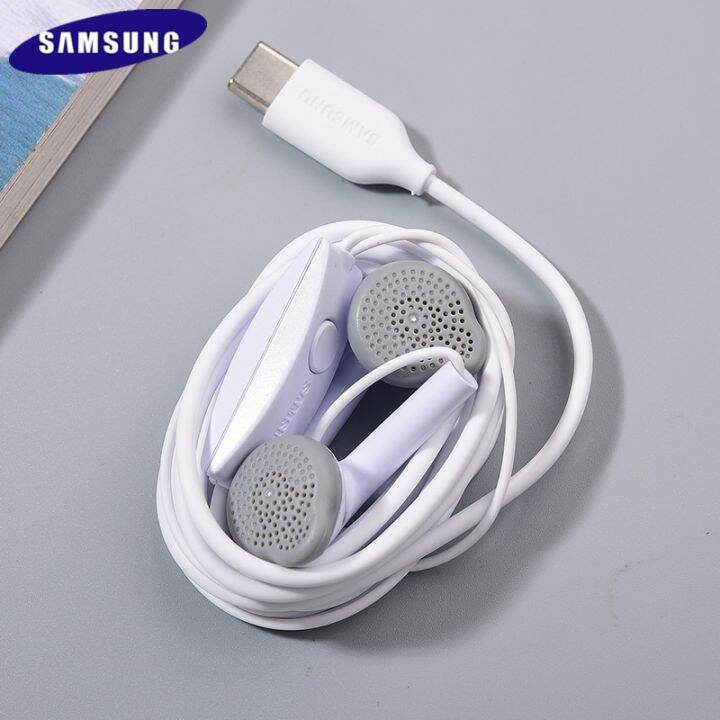 Samsung Earphones S23 Ultra A54 A34 Headset Inear Type C With Mic