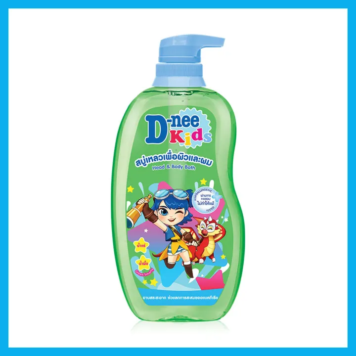 d-nee-kids-head-amp-body-bath-green-smarty-600ml-green