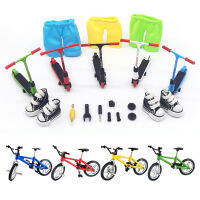 Finger scooter skateboard shoe accessories Set Two Wheel Skate clothes Fingerboard Bikes Fingertip Novelty Toys scooters child