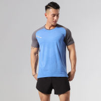 Workout Jogging Sports Set Summer Rashguard Running Tracksuit Men Football Training Set Jersey Fitness T-Shirts+Gym Shorts