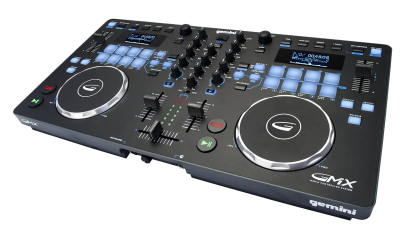 Gemini Sound GMX ปฏิบัติการแบบเดี่ยว USB เครื่องเสียง DJ Multi-Format,MP3,ซอฟต์แวร์ WAV และ DJ ที่เข้ากันได้กับระบบควบคุมสื่อกับล้อ Jog ความละเอียดสูงแบบสัมผัส XLR Master เอาต์พุต