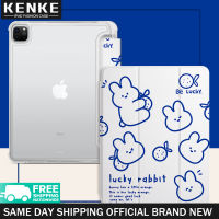 KENKE เคส iPad ลายการ์ตูนน่ารัก เคสมือถือสำหรับ iPad 2020 2021 Pro 11 Air 4 2020 Air 5 2022 Mini 5 6 iPad 10.2 7th 8th 9th Gen 5th 6th 2017 2018 Air 3 Pro 10.5พร้อมฟังก์ชั่นการดัดอัตโนมัติเคส