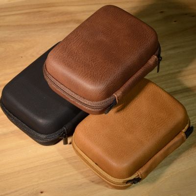 Retro Headphone Storage Box Portable Earphones Storage Bag Case for Data Cable Key Headsets Jewelry Battery Other Odds and Ends