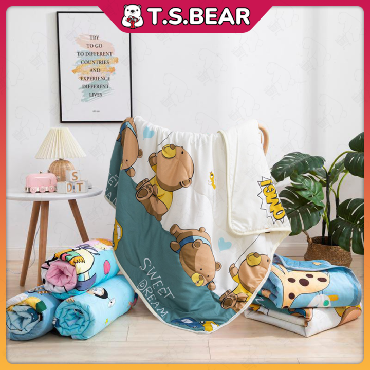 Children Cartoon Cotton Blanket / Kids Comforter / Baby Blanket / Selimut  Bayi Budak - Quilt Nap Children Blanket | Lazada