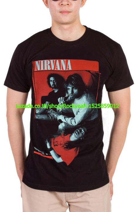 เสื้อวง-nirvana-เสื้อเท่ห์-แฟชั่น-เนอร์วานา-ไซส์ยุโรป-rcm882