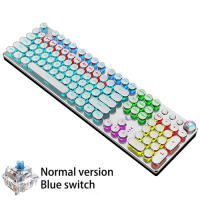 white mechanical Keyboard 104 keys Backlit Gaming Keyboards for Computer PC Gamer Russian Spanish Hebrew Arabic