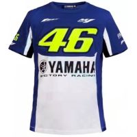 คุณภาพสูง เสื้อยืด แขนสั้น พิมพ์ลายรถจักรยานยนต์ Yamaha Racing Jersey MotoGP แฟชั่นฤดูร้อน สําหรับผู้ชาย และผู้หญิง