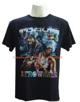 เสื้อวง ASTROWORLD TRAVIS SCOTT ทราวิส สก็อตต์ ไซส์ยุโรป เสื้อยืดวงดนตรีร็อค เสื้อร็อค  PTA1841 ส่งจาก กทม.