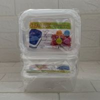 กล่องเคลียร์บ๊อก1x2 ปริมาตร 500ml (2ใบ)กล่องถนอนอาหาร Food Preservation Box ขนาด12.5x16.5x11cm (2ใบ/แพ๊ค) สินค้าพร้อมส่ง