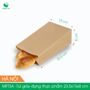MFT3A - 23.5x15x8 cm - 100 Túi đựng thực phẩm - Túi đựng đồ ăn