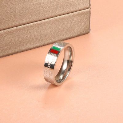 [MM75] ขายส่งแหวนสแตนเลสไทเทเนียมแต่งงานแหวนเจ้าสาวแบรนด์ที่มีชื่อเสียงรักแหวนสัญญาสำหรับผู้หญิง