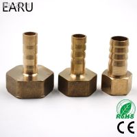 Brass Female Barb Hose Tail Fitting Fuel Air Gas Water Hose Oil 4m-12m 1/8 1/4 1/2 Pneumatic Connector Connect Socket Plug