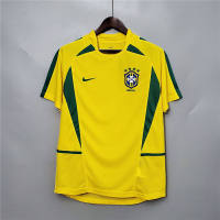 2002 Brazil Home Jersey Football Retro Soccer Shirt S-XXL