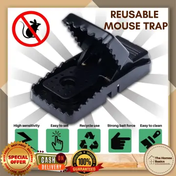 LARGE Mouse Traps Rat Mice Rodent Killer Snap Trap Reusable Heavy Duty Pest  Trap