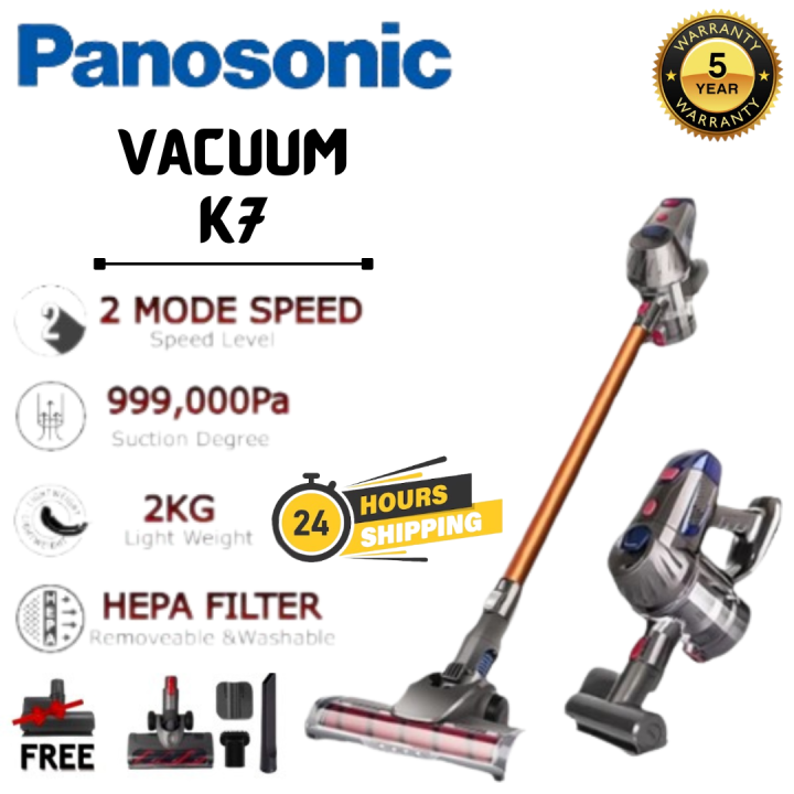 K7 PRO Cordless Vacuum Vacuum Cleaner (3Pin Plug) Free Dust Mite