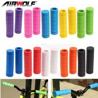 2pcs Bike Handlebar Grip Scooter Handle Bar Rubber Cover Cycling Mountain Bicycle Handles Anti-skid Bicycles Grips Accessories Handlebars