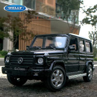 WELLY 1:24 Benz G-Class G63 G65ล้อแม็กรถยนต์รุ่น D Iecast โลหะของเล่นนอกถนนยานพาหนะรถรุ่นจำลองเด็กของขวัญ