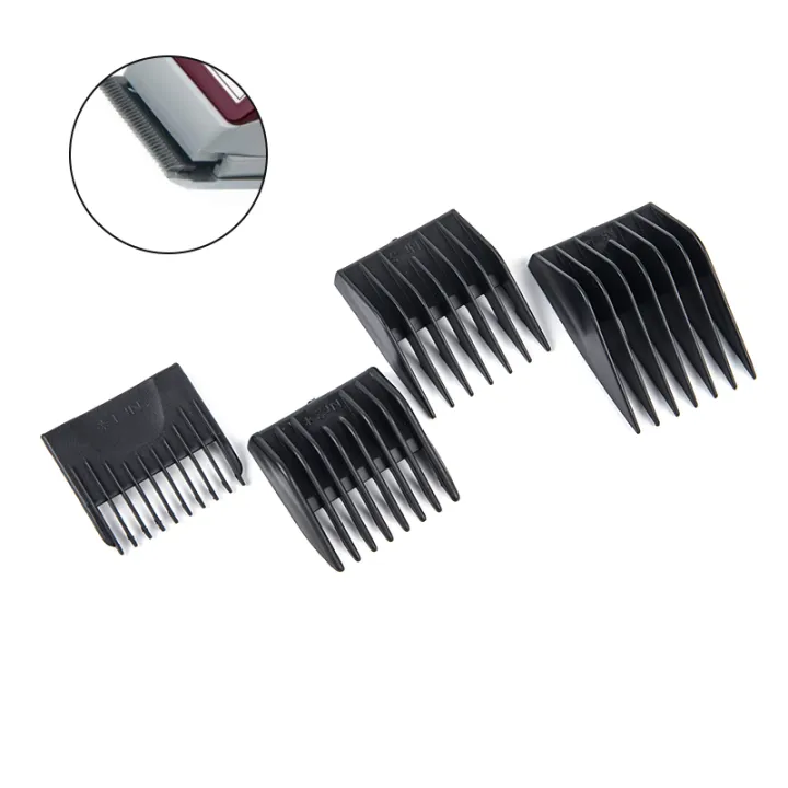 Eioce 4pcs Barber Hair Clipper Limit Comb Replacement Guide Comb For