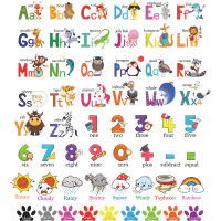 Children Early Education Wall Stickers Cartoon English Alphabet PVC Wall Decals Removable Home Decor Murals for Kids Room Decor