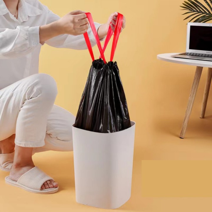 tbbhome-ถุงขยะขนาด45-50-ถุงขยะหูหิ้ว-อย่างหนา1ม้วน100ใบ-ถุงขยะในบ้าน-ถุงพลาสติกมีหูหิ้วพร้อมทิ้ง-รับน้ำหนักได้มาก