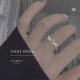 ESCOBAL✨ประสบความสำเร็จ พร้อมส่ง แหวนเงินแท้ Angel Wings แหวนนำโชค แหวนผู้หญิง แหวนเพชร แหวนเกาหลี แหวนปรับขนาดได้
