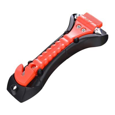 2 In 1 Self-Help Safety Hammer Life-Saving Survival Kit Safety Hammer High-Hardness Seat Belt Cutter And Tungsten Steel Tip responsible