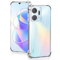 เคส X7A หรูหราระดับไฮเอนด์สำหรับ Honor ขนาด6.75 "ซิลิโคนนิ่มกันกระแทกเคสใสสำหรับ Honor X7A 2023เคสโทรศัพท์แบบใสสำหรับ HonorX7A Funda Coque