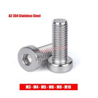 M3 M4 M5 M6 M8 M10 Hex Hexagon Socket Thin Low Short Allen Cap Head Screw Bolts DIN 7984 A2 304 Stainless Steel Fasteners