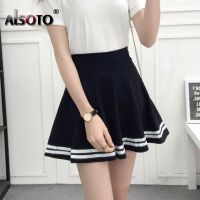 ‘；’ Korean New 2023 Women Skirt Autumn Winter High Jupe Waisted Faldas Female Saia Pleated Falda Mujer Skirts Pleated Skirt