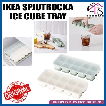 SPJUTROCKA Ice cube tray with lid, mixed colors - IKEA