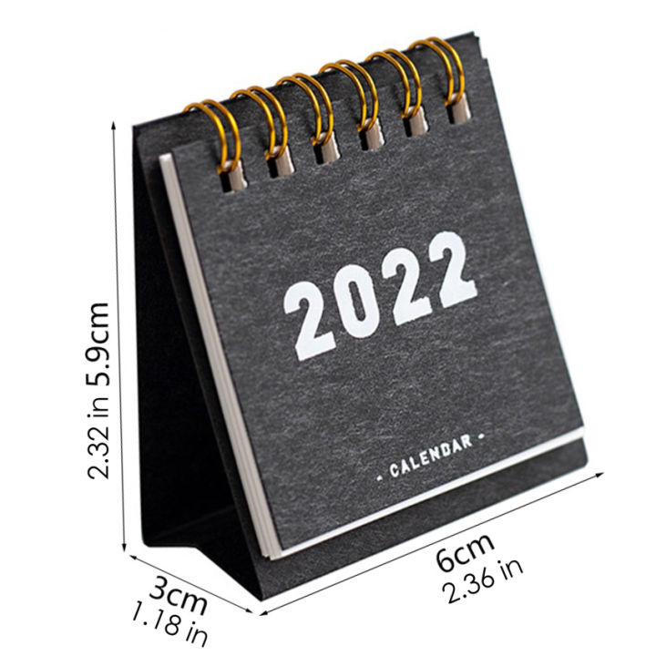 ปฏิทินตั้งโต๊ะกระดาษคราฟท์2022ตัวกำหนดตารางเวลาประจำวันปฏิทินจิ๋ว-kawaii-โต๊ะวางแผนปฏิทินรายเดือนรายปี