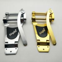 Bigsby B700 Vibrato ลูกคอระบบกีตาร์สะพานทองโครเมี่ยมบิ๊กข้อเหวี่ยง Tailpiece ส่วนแจ๊สกีตาร์ไฟฟ้าสะพาน