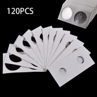 120pcs Coin Holders 12 Sizes Cardboard Mylar Coin Flips Coin Collection Home Decors 17.5mm-40mm  Photo Albums