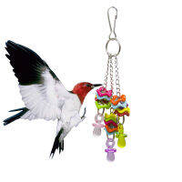 Bird Parrot แขวนของเล่น Swing Chain Cage Stand Molar Parakeet Chew ของเล่นตกแต่งจี้เครื่องประดับ Bird อุปกรณ์เสริม