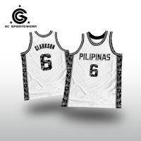 PILIPINAS BANDANA WHITE CLARKSON GC JERSEY FULL SUBLIMATION