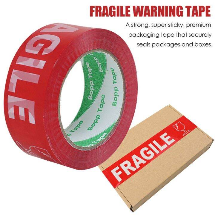 ALBCB High Viscosity Express Box Logistics Adhesive Carton Sealing Fragile Warning Tape Package