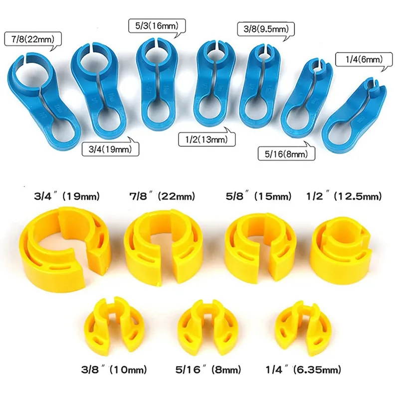 16Pcs Car Air Conditioner Oil Pipe Remover Fuel Line Disconnect Removal  Tool Kit Air Conditioner Repair Kit