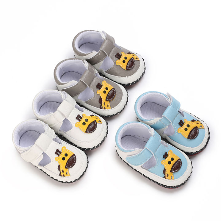 รองเท้าเด็กทารกชายทารกแรกเกิดเด็กวัยหัดเดินสบายกันลื่นสำหรับคลานฝ่าเท้าผ้าฝ้ายกันลื่น